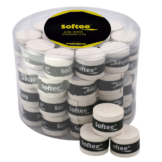 Tarro 60 Overgrips Softee Adhere Blanco