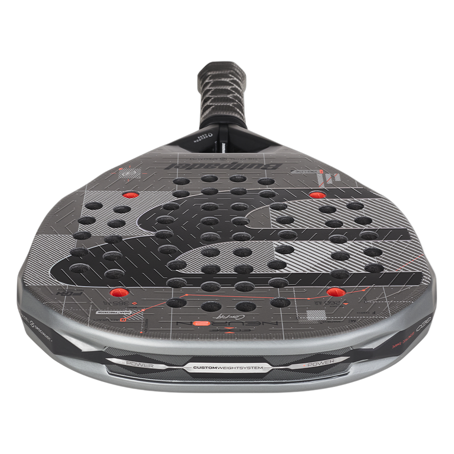 Pala Bullpadel Neuron 02 Edge Comfort 2027 detalle cara