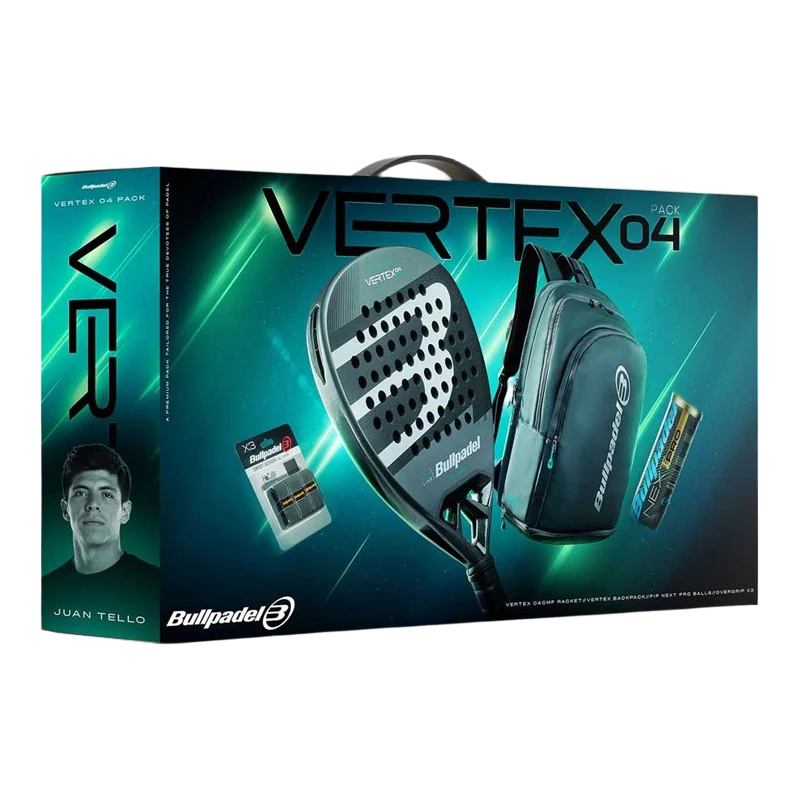 BULLPADEL Vertex04 Comfort 2026 pack padel racket Dark Grey