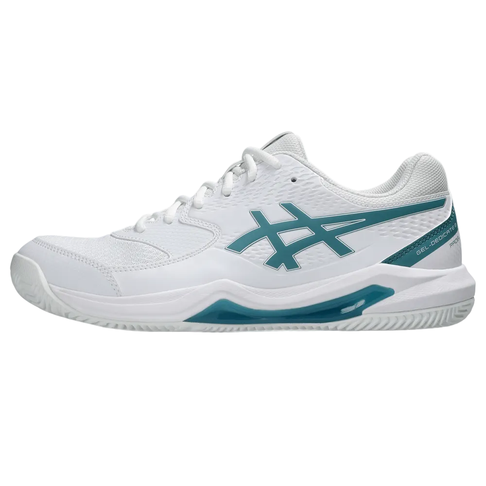 ASICS Zapatillas de pádel Gel-Dedicate 8 White / Misty Pine