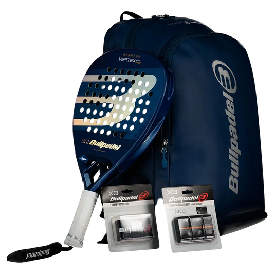 BULLPADEL Pack vertex04 2025 padel racket Navy Blue One Size