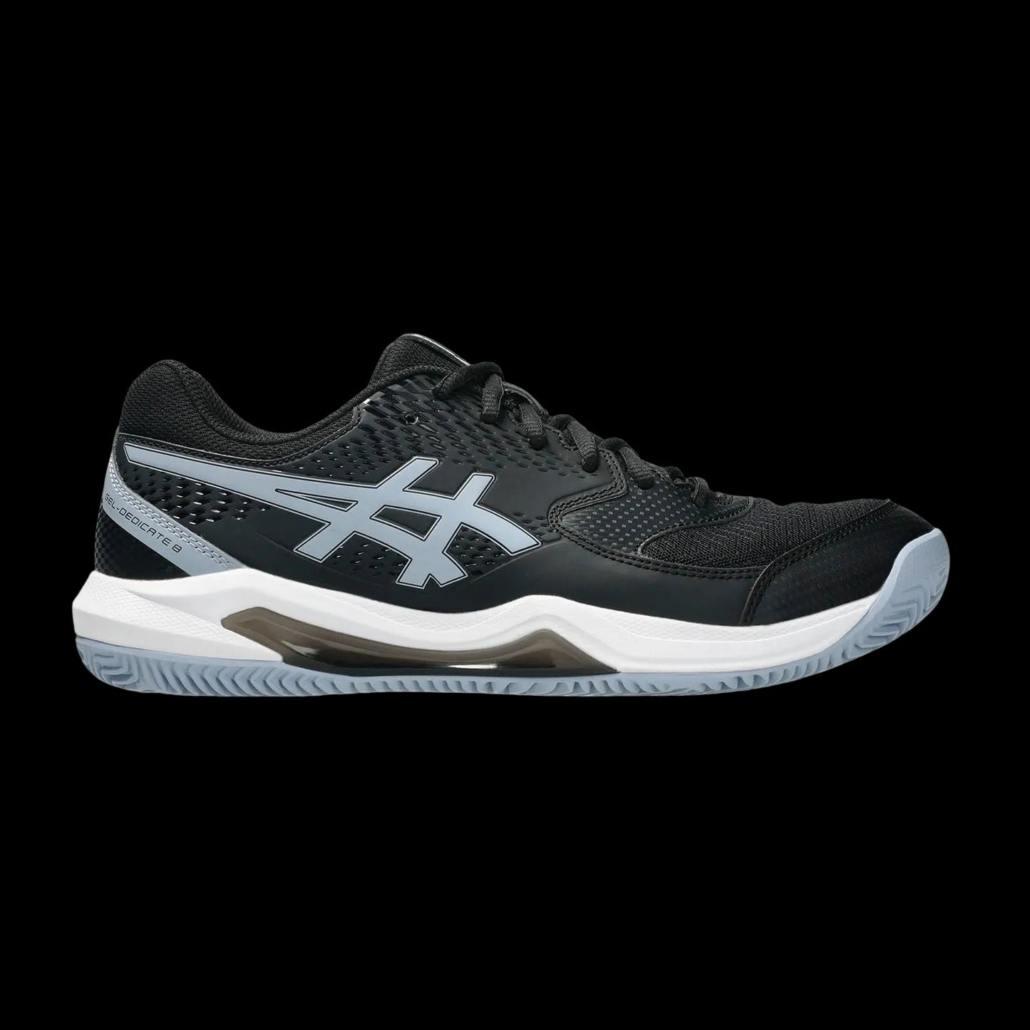 tenis ASICS Gel-Dedicate 8 clay shoes Black / Grey Blue EU 43 1/2