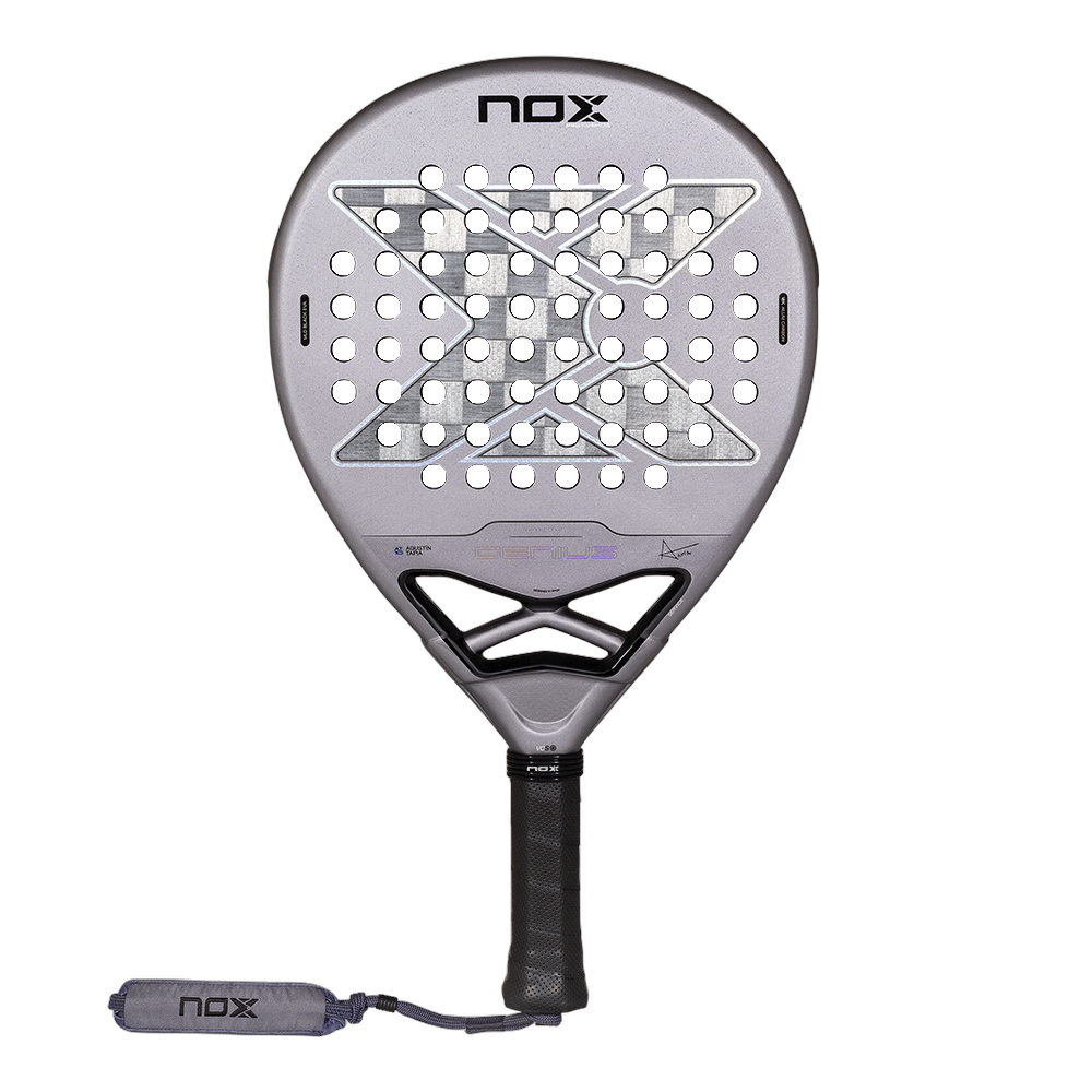 Pala Nox AT10 Genius 18K Alum 2027 Agustín Tapia de frente