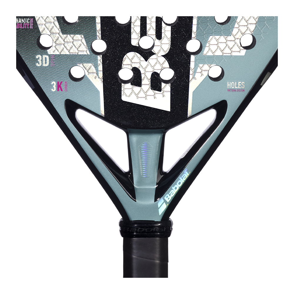 Pala Babolat Viper 3.1 2027 Juan Lebrón - detalle del corazón