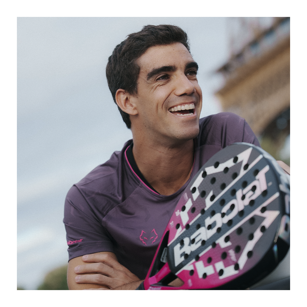 Juan Lebrón con la pala Babolat Viper 3.1 2027
